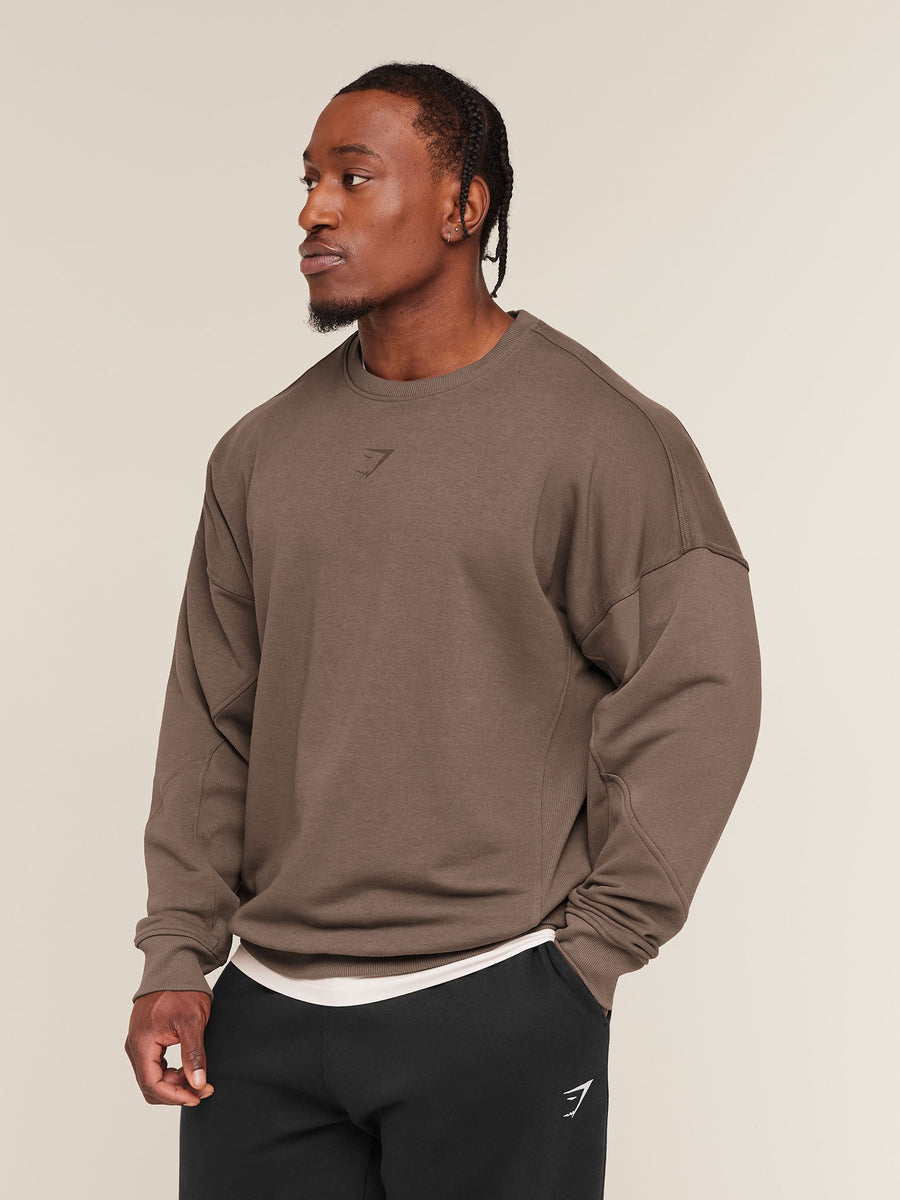 Gymshark Power Crew — Soft Brown — 3