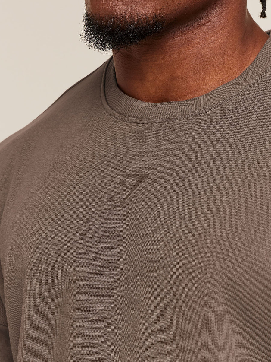 Gymshark Power Crew — Soft Brown — 6