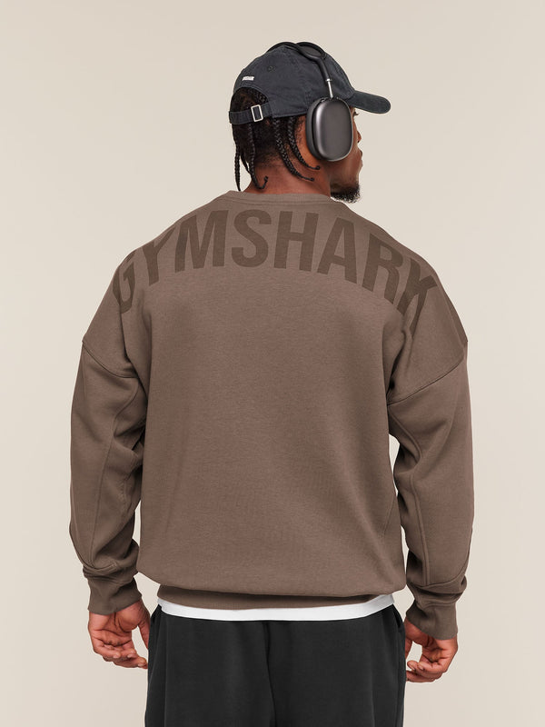 Gymshark Power Crew — Soft Brown
