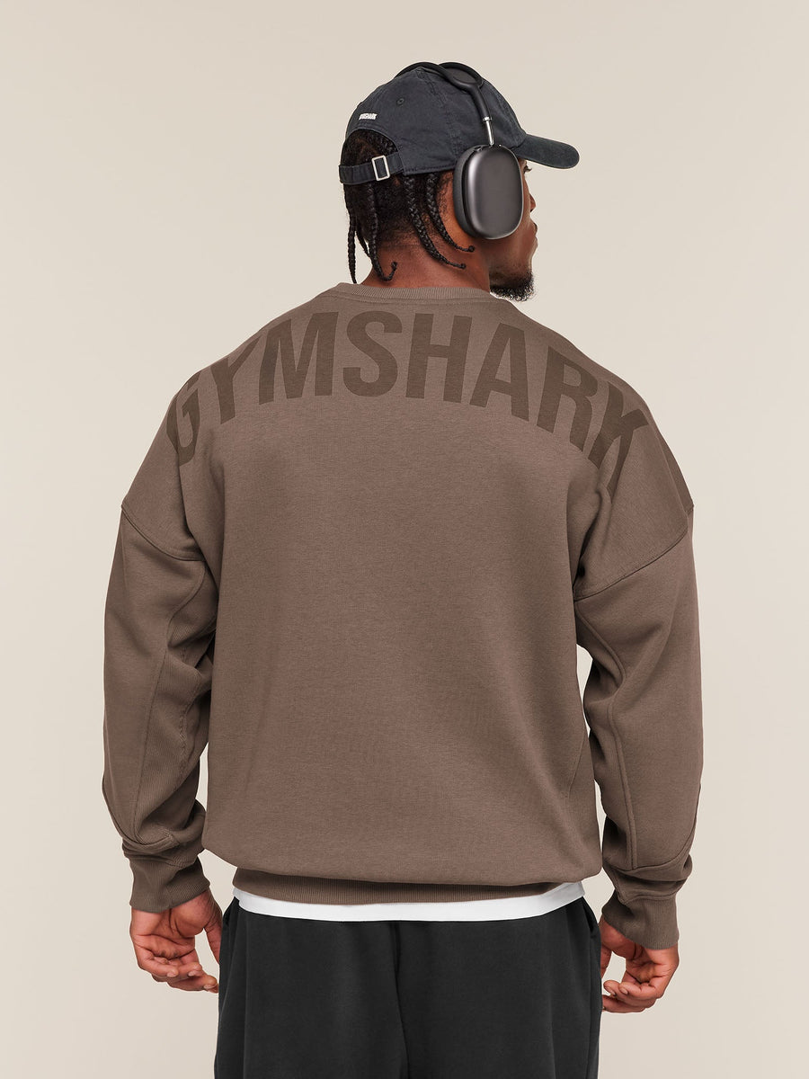 Gymshark Power Crew — Soft Brown — 1