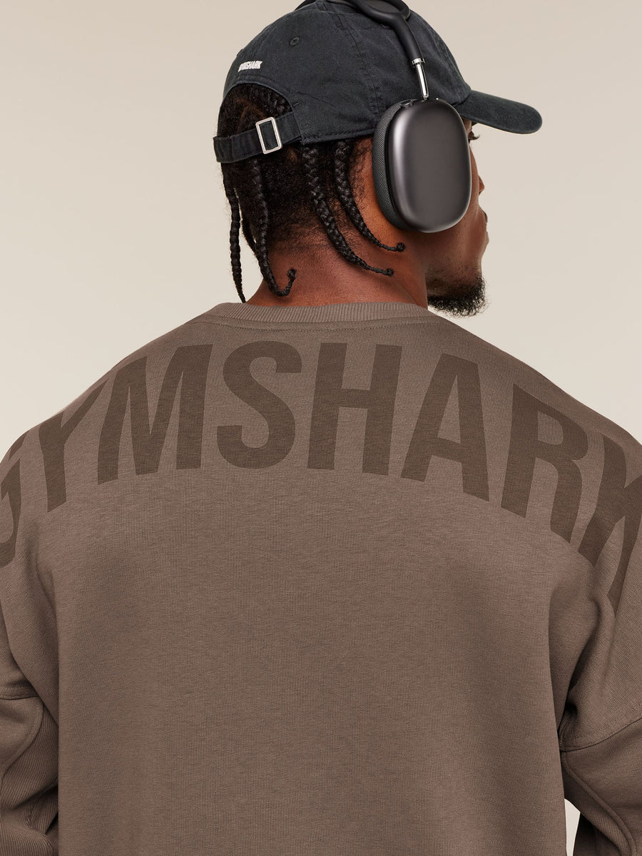 Gymshark Power Crew — Soft Brown — 5