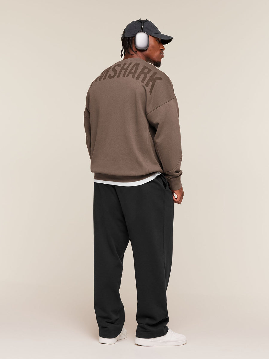 Gymshark Power Crew — Soft Brown — 4