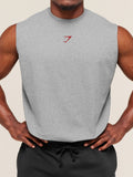 Gymshark Power Cut Off Tank — Charcoal Core Marl — 7