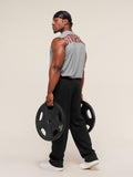 Gymshark Power Cut Off Tank — Charcoal Core Marl — 4