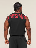 Gymshark Power Cut Off Tank — Black/Conditioning Red — 6