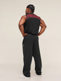Gymshark Power Cut Off Tank — Black/Conditioning Red — 7