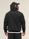 Gymshark Power Hoodie — Black/Asphalt Grey — 1