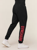 Gymshark Power Wordmark Joggers — Black/Conditioning Red — 3