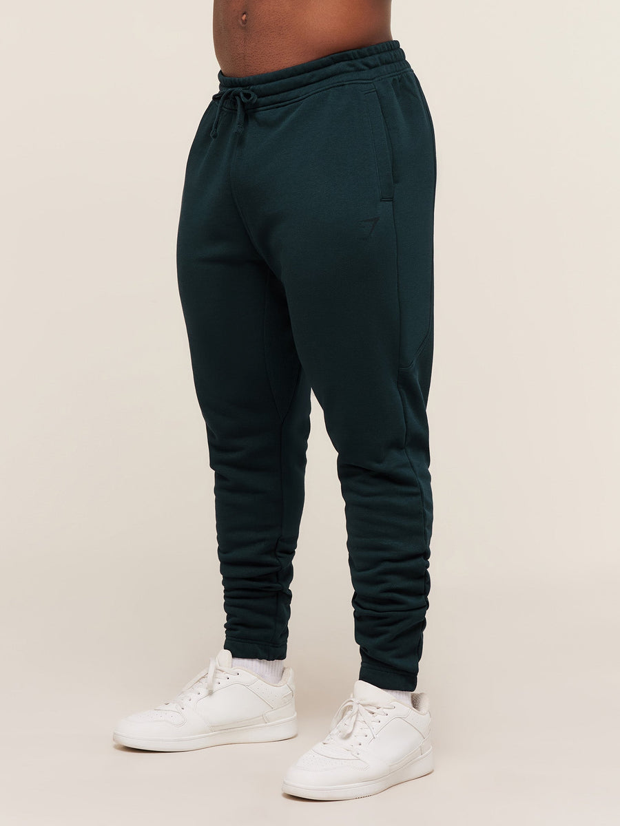 Gymshark Power Wordmark Joggers — Deep Petrol Blue — 3