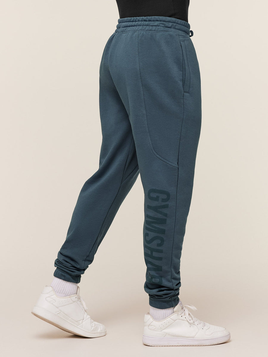 Gymshark Power Wordmark Joggers — GS Stealth Blue — 3