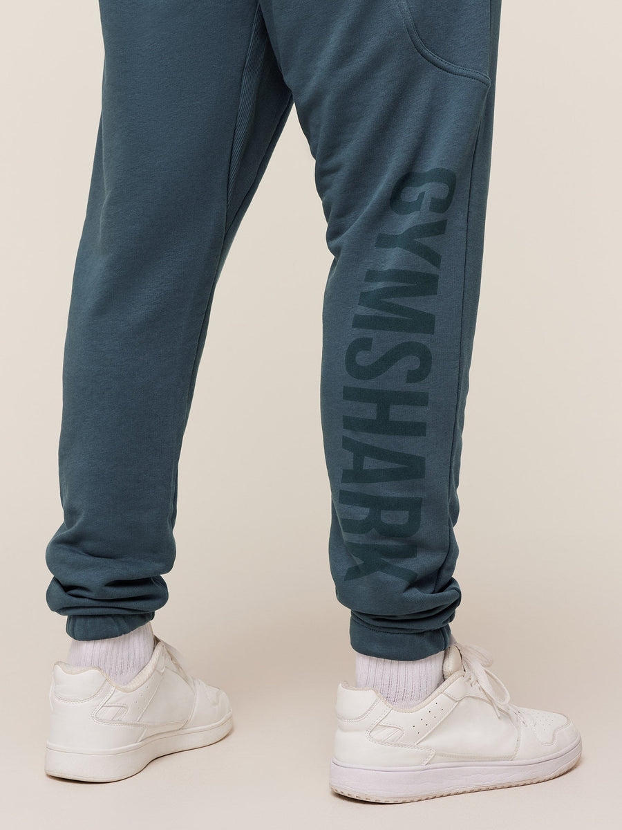 Gymshark Power Wordmark Joggers — GS Stealth Blue — 6