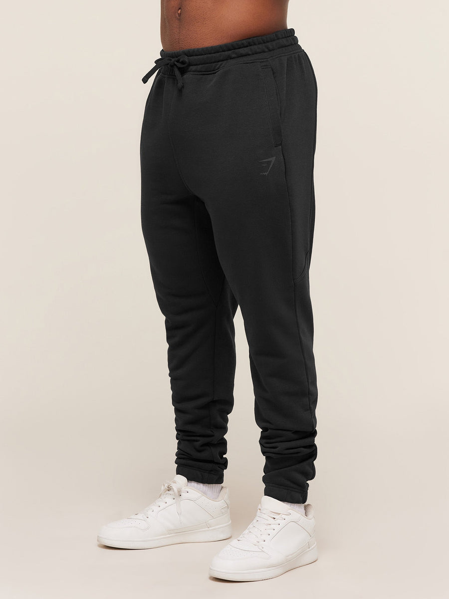 Gymshark Power Joggers Tall — Black/Asphalt Grey — 2