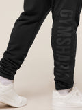 Gymshark Power Joggers Tall — Black/Asphalt Grey — 7