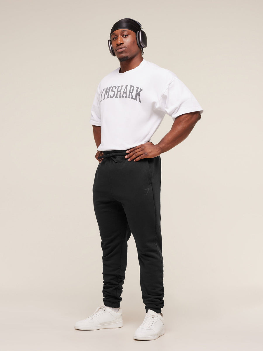 Gymshark Power Joggers Tall — Black/Asphalt Grey — 4