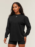 Gymshark Power Long Sleeve Top — Black — 2