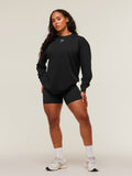 Gymshark Power Long Sleeve Top — Black — 6
