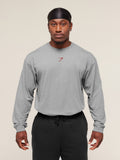 Gymshark Power Long Sleeve T-Shirt — Charcoal Core Marl — 2