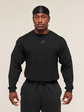 Gymshark Power Long Sleeve T-Shirt — Black/Conditioning Red — 2