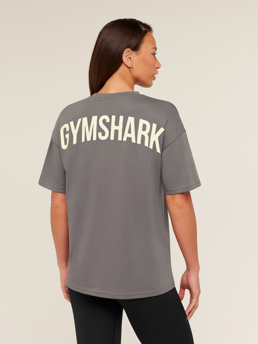 Gymshark GS Power Oversized T-Shirt — Cool Brown — 1
