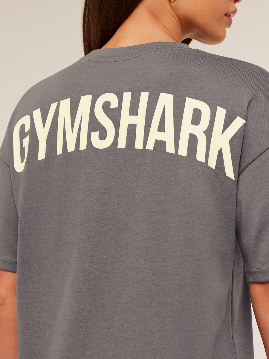Gymshark GS Power Oversized T-Shirt — Cool Brown — 5