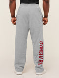 Gymshark Power Straight Leg Pants — Charcoal Core Marl/Sets Red — 3