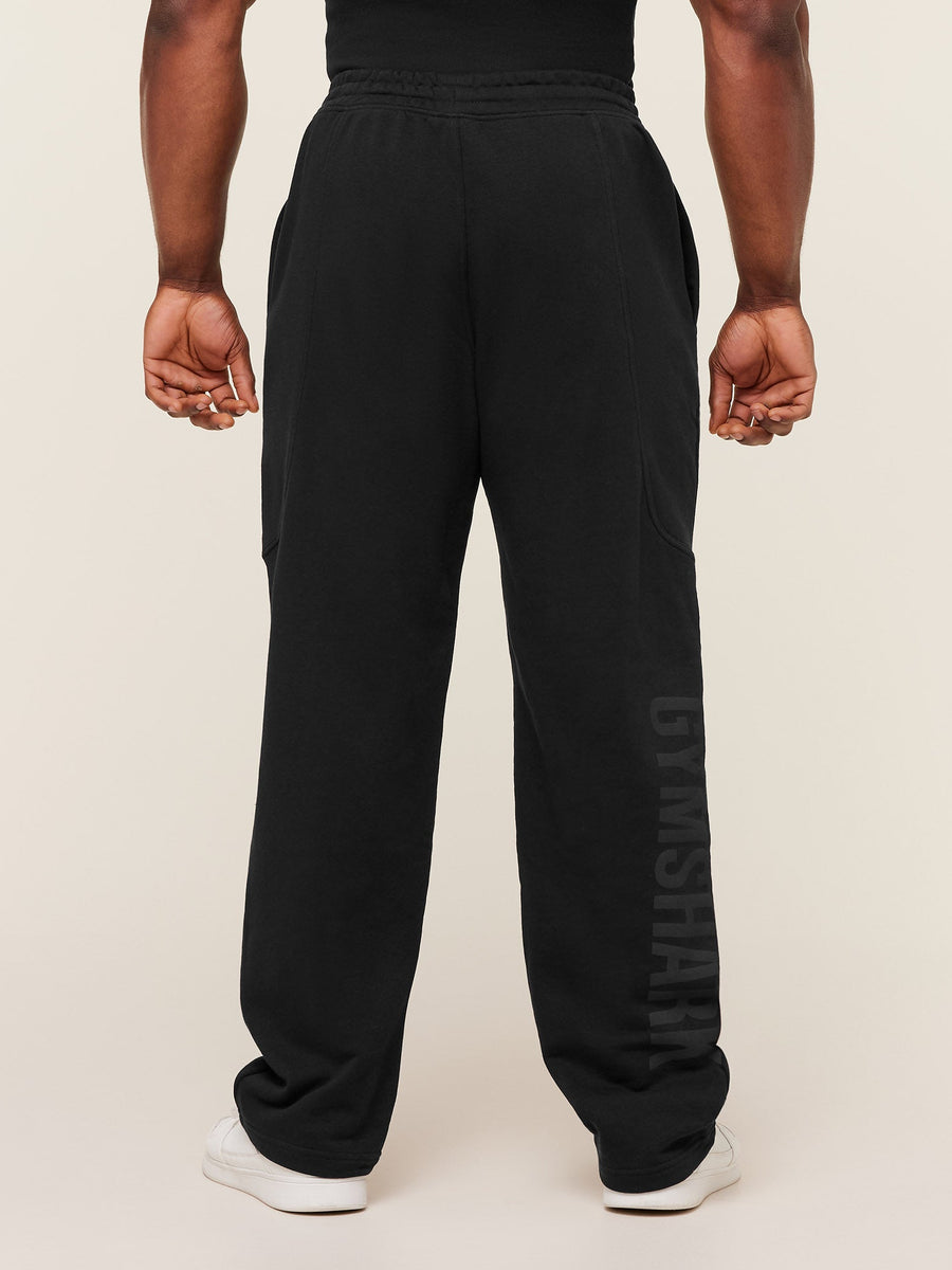 Gymshark Power Straight Leg Pants — GS Black/GS Asphalt Grey — 3