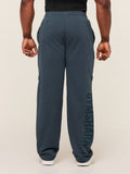 Gymshark Power Straight Leg Pants — GS Stealth Blue/GS Deep Petrol Blue — 3