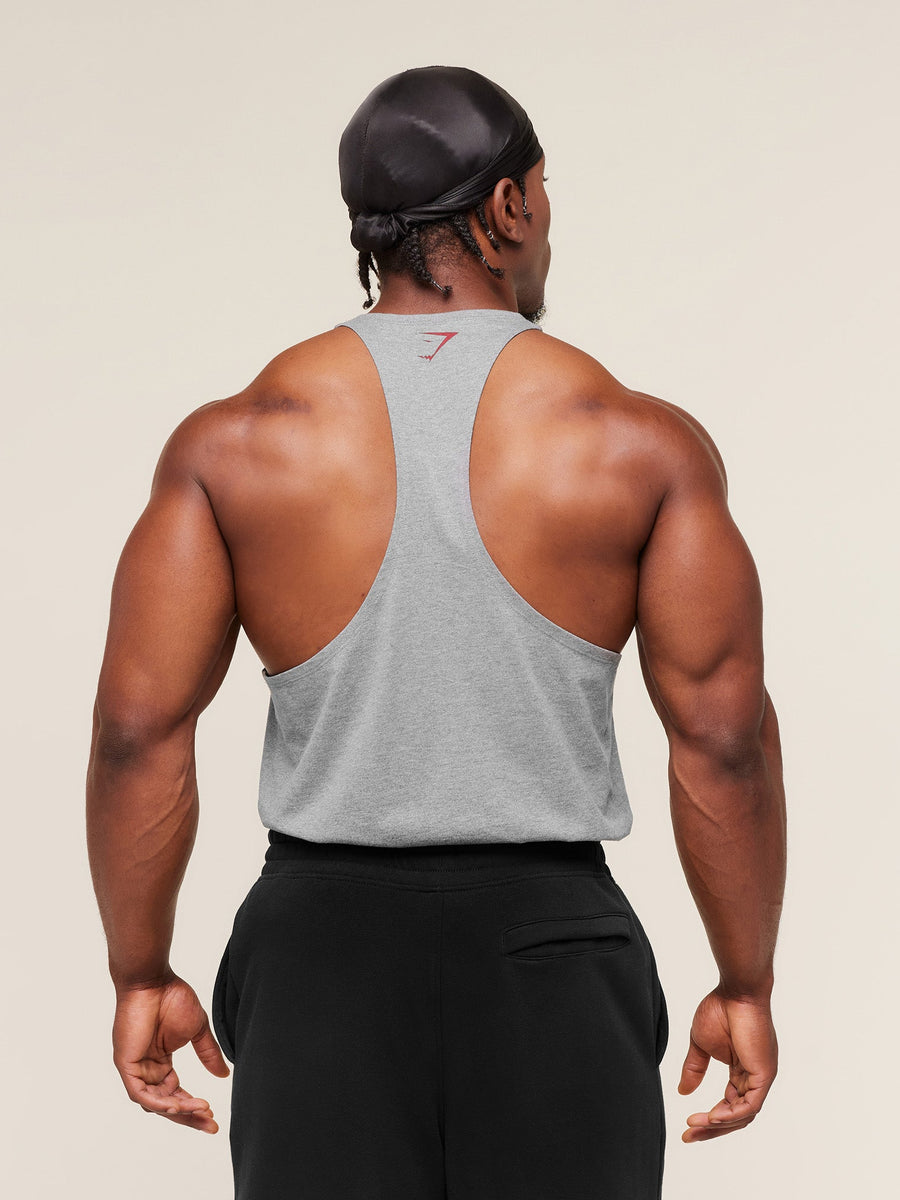 Gymshark Power Stringer — Charcoal Core Marl — 4