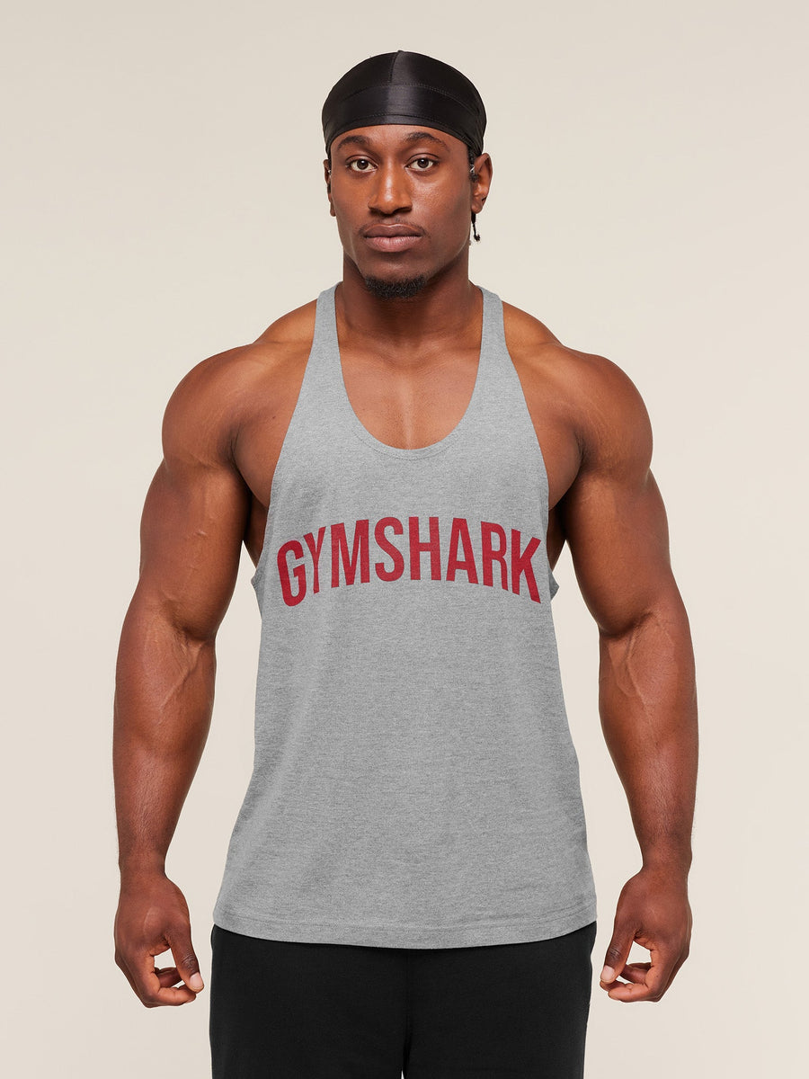 Gymshark Power Stringer — Charcoal Core Marl — 6