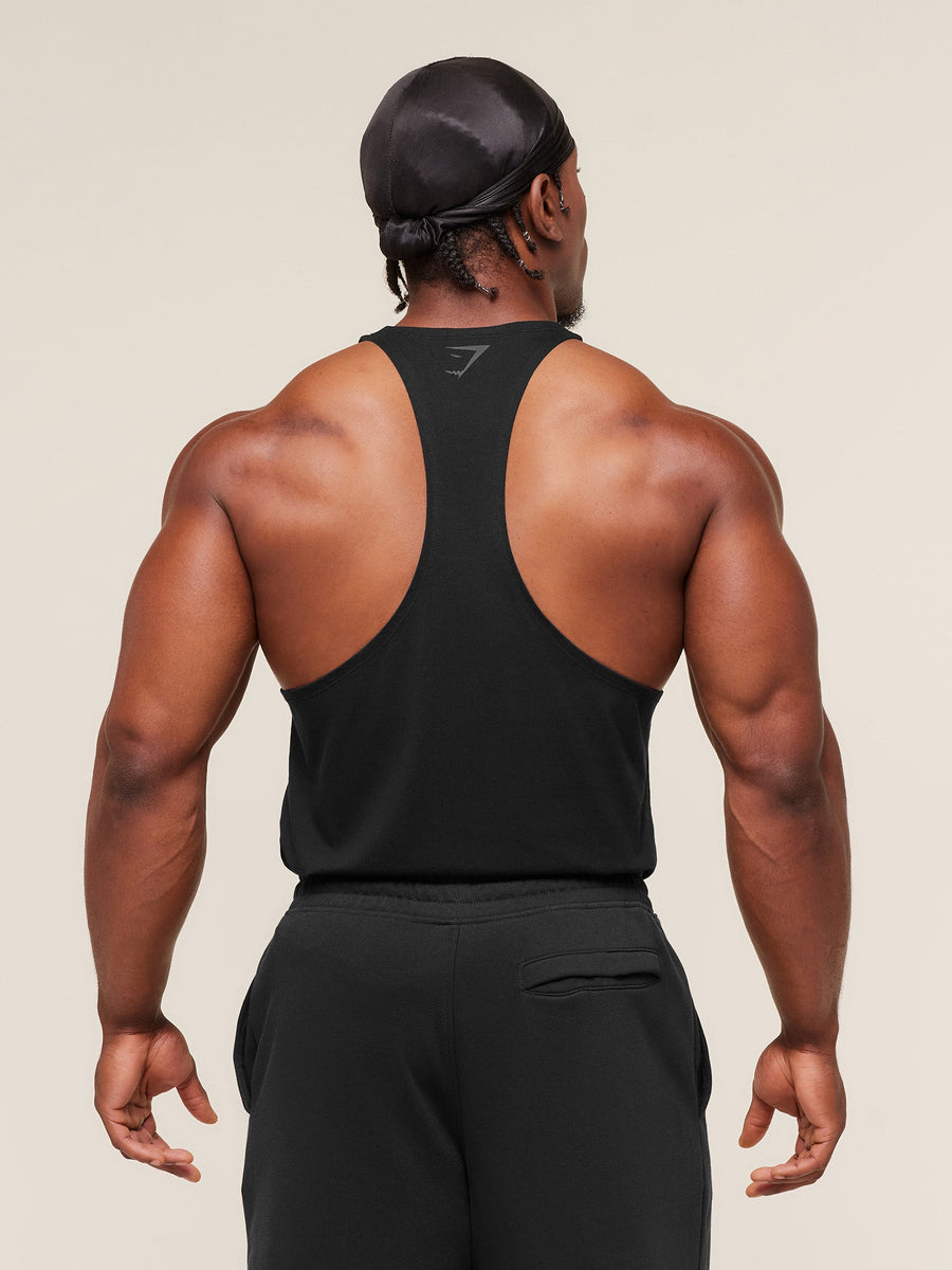 Gymshark Power Stringer — Black/Asphalt Grey — 5