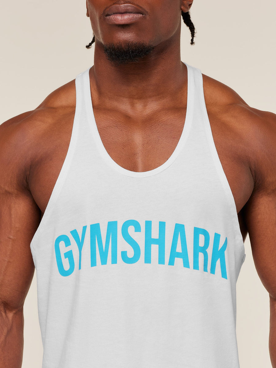 Gymshark Power Stringer — GS White/GS Brand Blue — 5