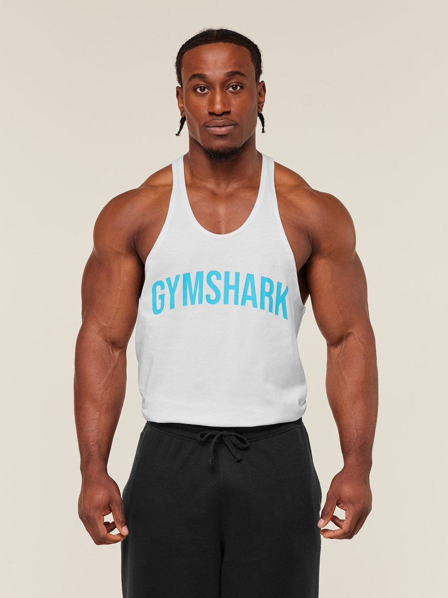 Gymshark Power Stringer — GS White/GS Brand Blue — 1