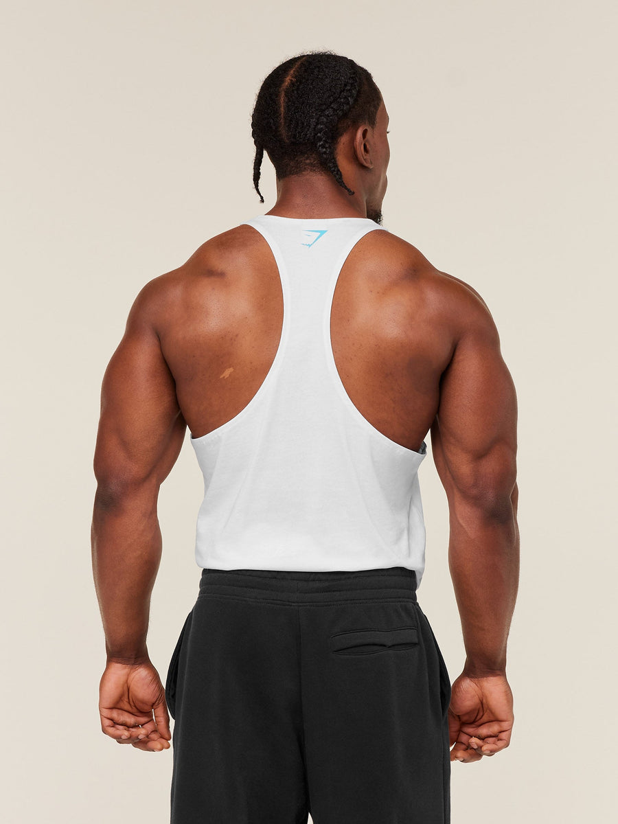 Gymshark Power Stringer — GS White/GS Brand Blue — 2