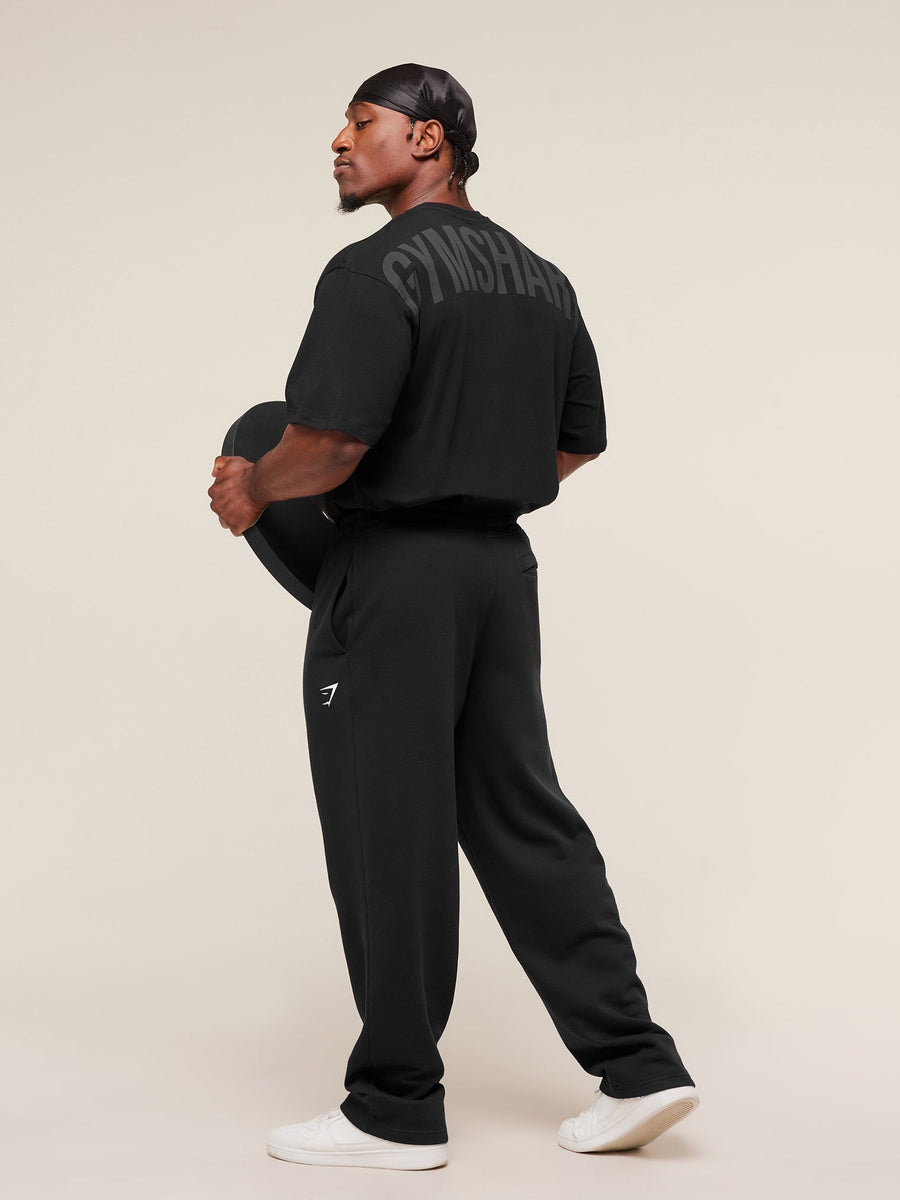 Gymshark Power T-Shirt — Black/Asphalt Grey — 7