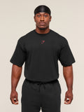 Gymshark Power T-Shirt — Black/Conditioning Red — 4