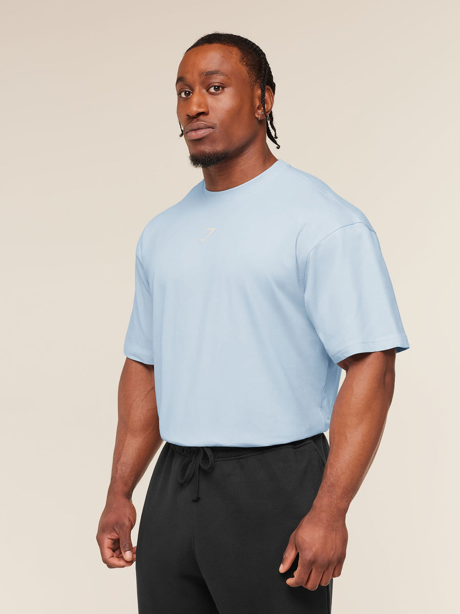 Gymshark Power T-Shirt — Chilled Blue — 3