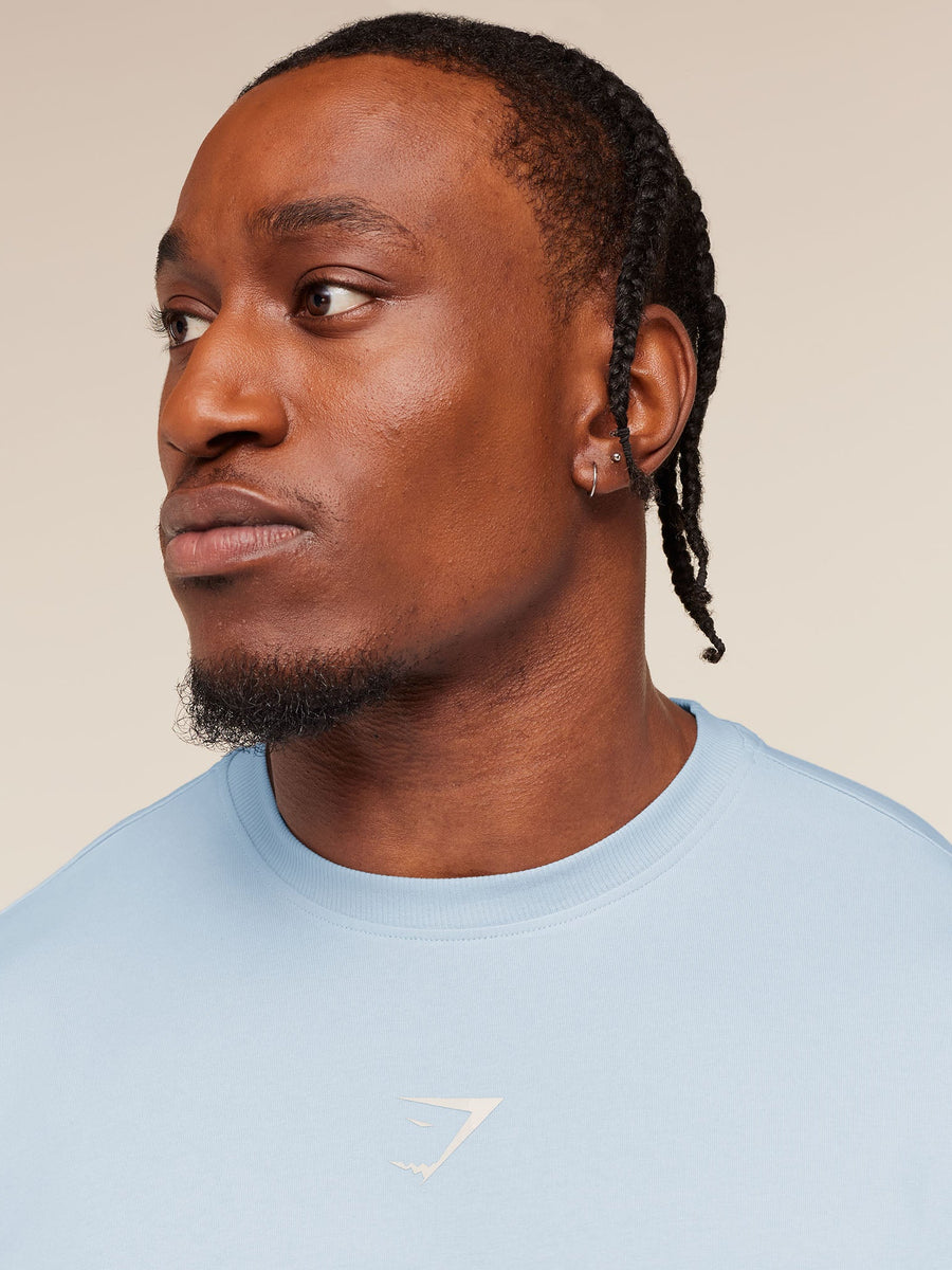 Gymshark Power T-Shirt — Chilled Blue — 7