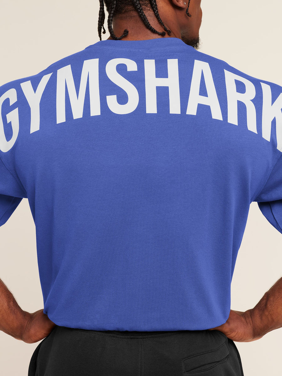 Gymshark Power T-Shirt — Force Blue — 6