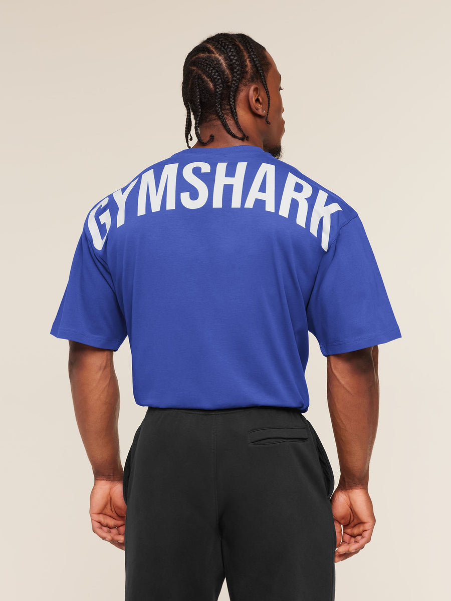 Gymshark Power T-Shirt — Force Blue — 1