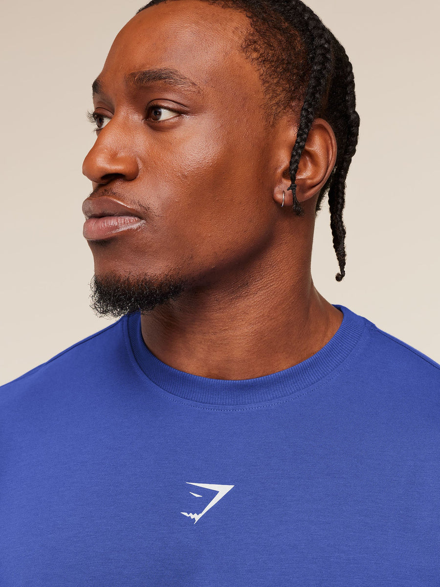 Gymshark Power T-Shirt — Force Blue — 7