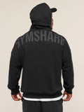 Gymshark Power Zip Up Hoodie — Black/Asphalt Grey — 1