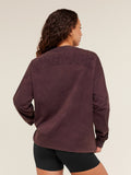 Gymshark Power Washed Long Sleeve Top — Cherry Purple/Acid Wash — 1