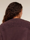 Gymshark Power Washed Long Sleeve Top — Cherry Purple/Acid Wash — 4