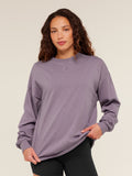 Gymshark Power Washed Long Sleeve Top — Dusk Purple/Acid Wash — 2