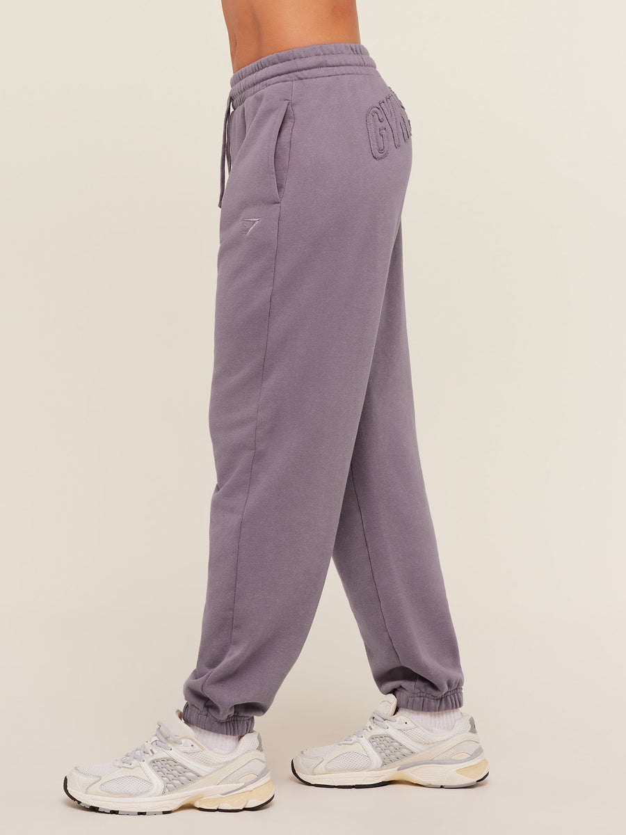 Gymshark Power Washed Cuff Joggers — Dusk Purple/Acid Wash — 3
