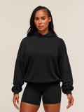 Gymshark Power Washed Oversized Hoodie — Black/Acid Wash — 2