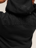 Gymshark Power Washed Oversized Hoodie — Black/Acid Wash — 5