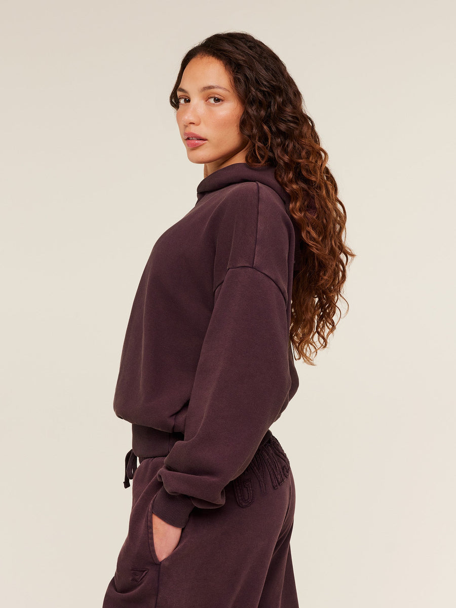 Gymshark Power Washed Oversized Hoodie — Cherry Purple/Acid Wash — 4