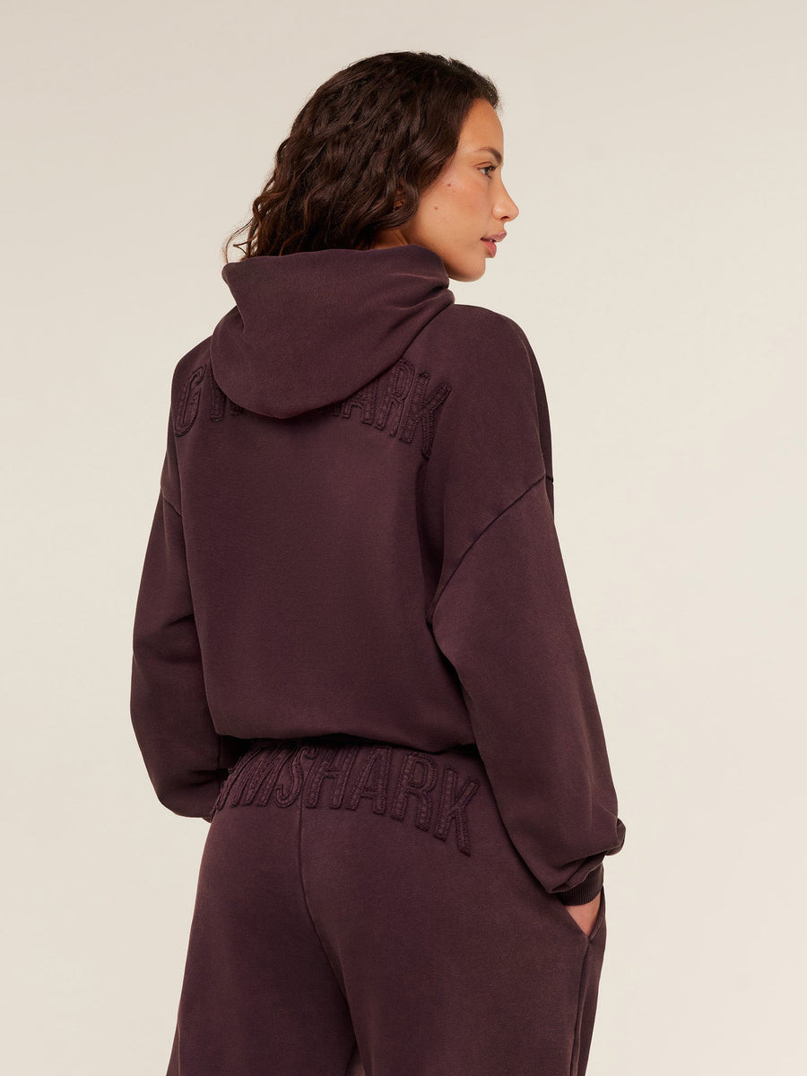 Gymshark Power Washed Oversized Hoodie — Cherry Purple/Acid Wash — 1