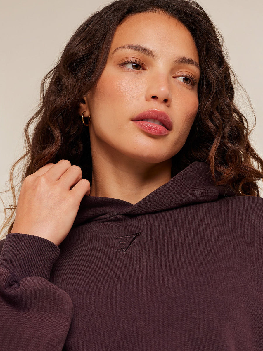 Gymshark Power Washed Oversized Hoodie — Cherry Purple/Acid Wash — 3